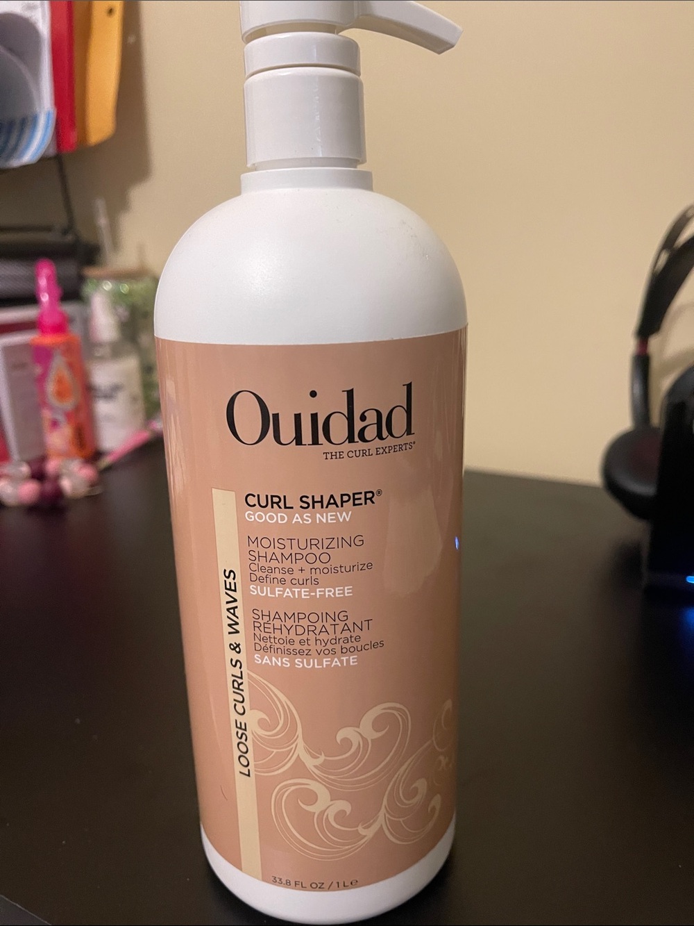 Ouidad Curl Shaper Moisturizing Shampoo - Beige/Pink Bottle